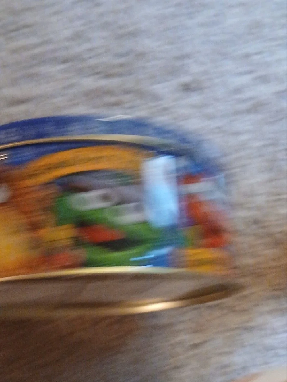Sesame Street Elmo Holiday Tin - Red, Green, Blue, White, Orange
